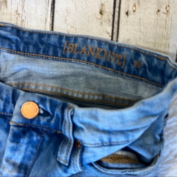 BLANK NYC destroyed ripped torn jeans size 29 - Picture 4 of 9